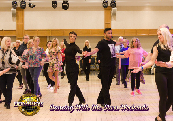 Strictly Come Dancing Professional Dancer Lauren Oakley photo teaching cha cha cha