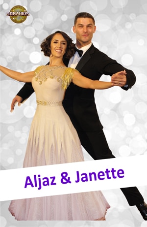 Strictly Come Dancing Stars Janette Manrara and Aljaz Skorjanec